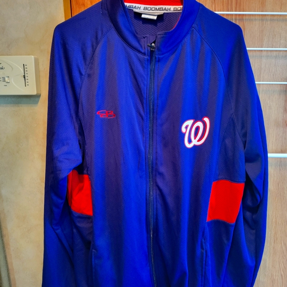 Washington Nationals light pullover Large